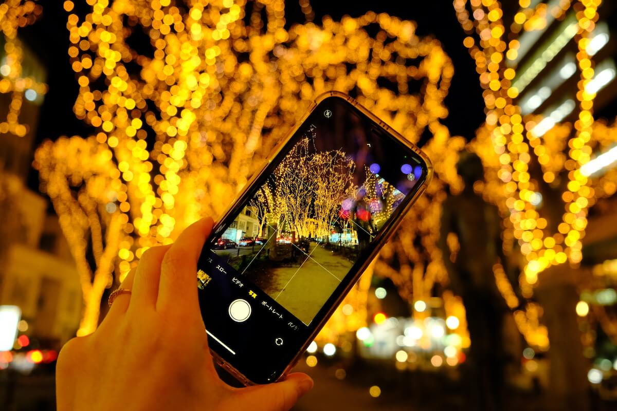 スマホで写すページェント