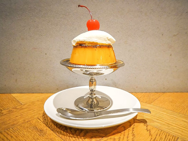 「焦がしカラメル濃厚プリン」650円