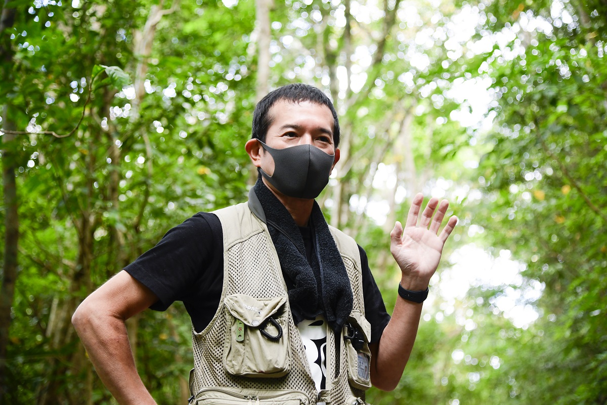 ネイチャーガイドの越間さん