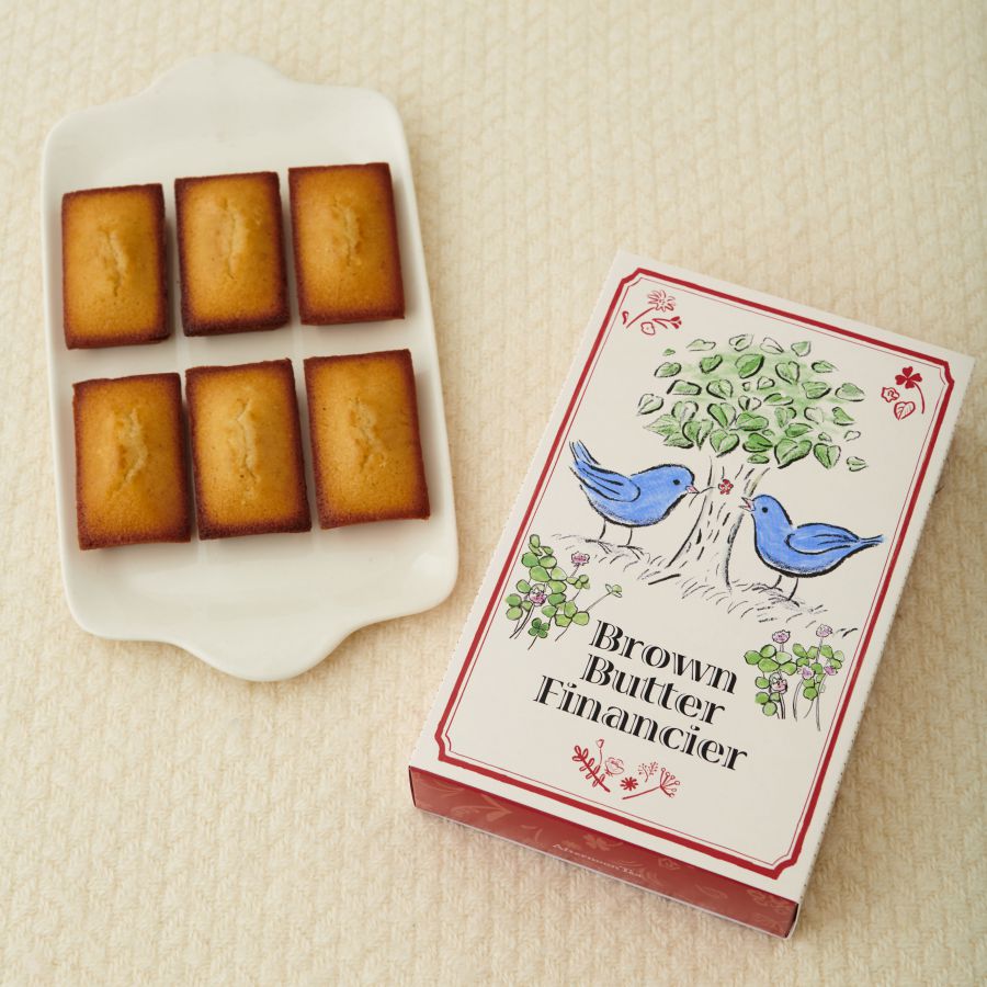 「焦がしバターフィナンシェ」6個入り 1500円 