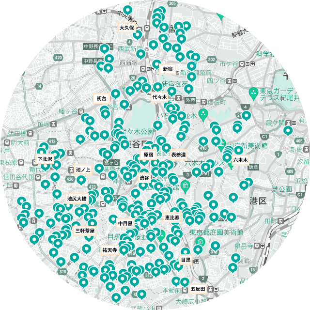 都内のポートマップ