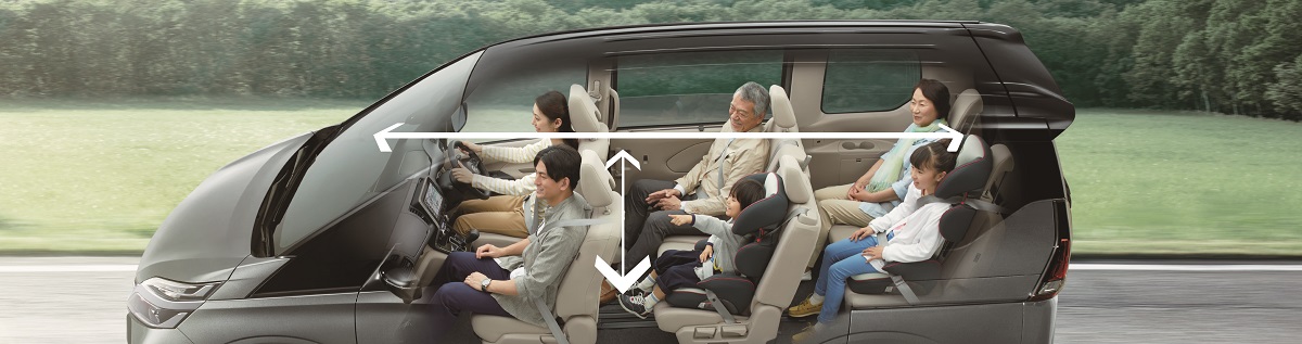 日産セレナ 室内空間