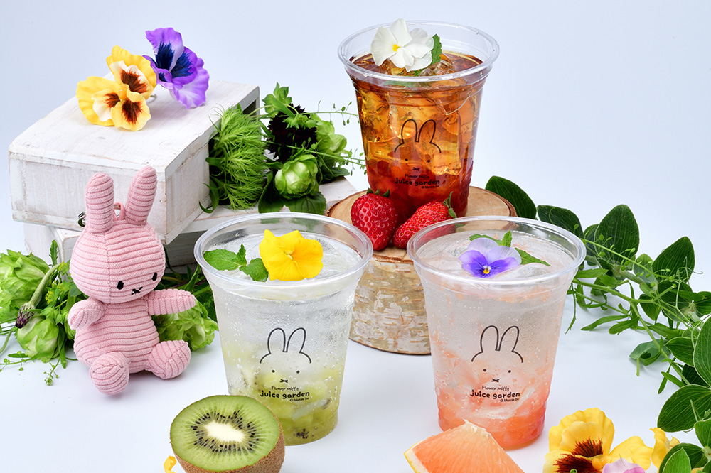 「フラワーガーデンティー＆ソーダ」全6種 各580円 