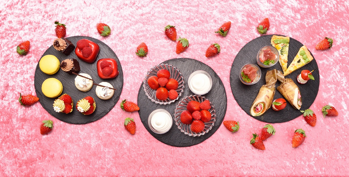 3種のいちごを食べ比べできる「ストロベリーアフタヌーンティー」が登場! いちごの美味しい季節が到来しました♪【グランドプリンスホテル新高輪】