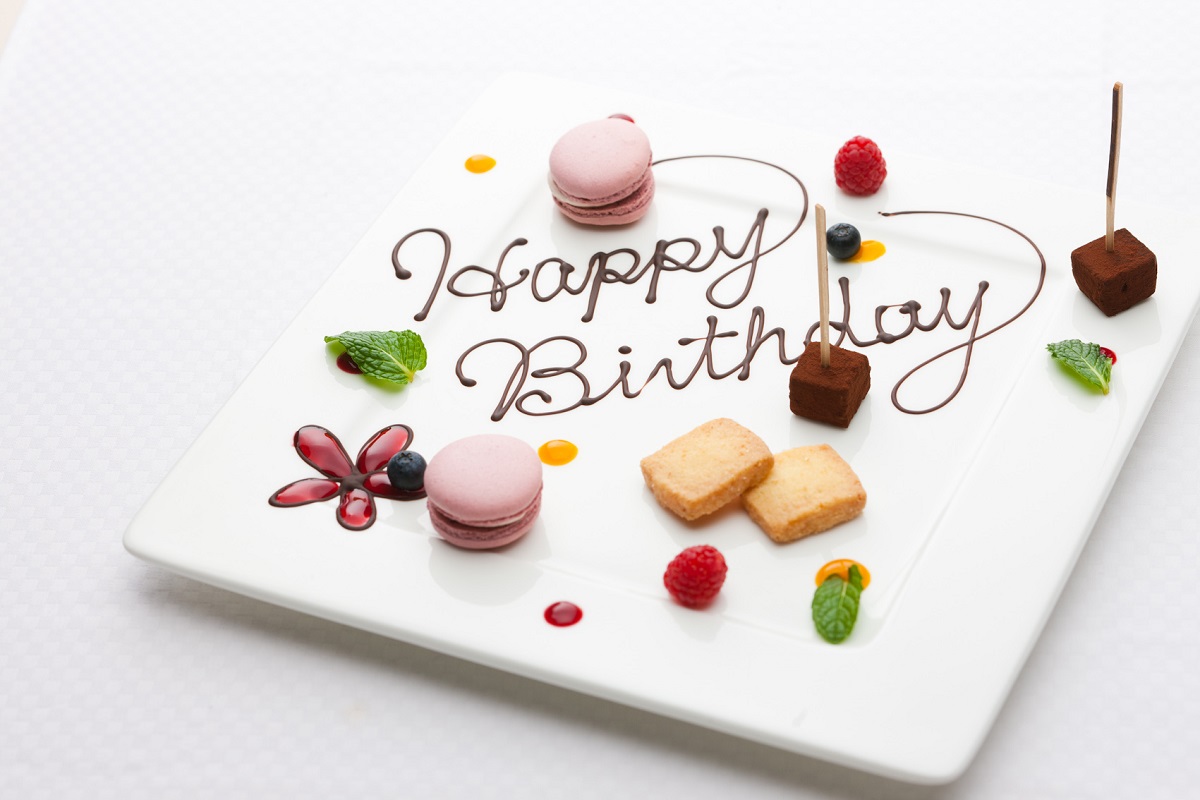 メッセージプレートはサプライズに！