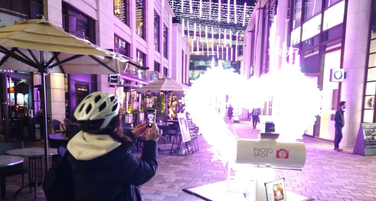 赤坂サカスの撮影スポットも