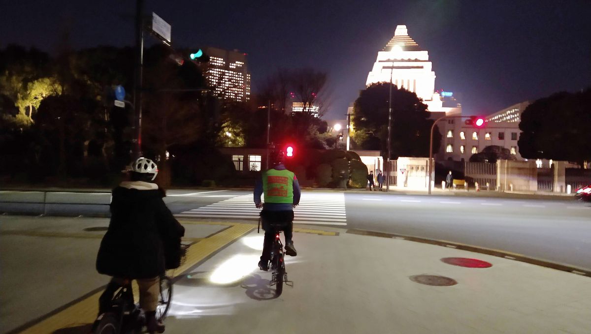 国会議事堂の前も美しい