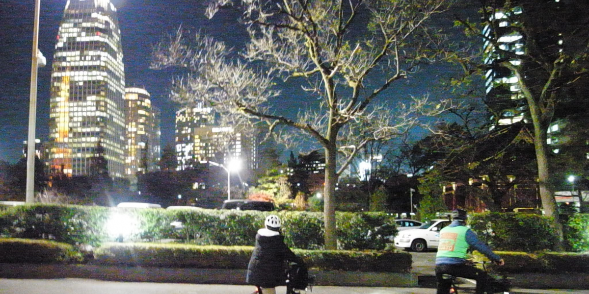 東京タワーがビルのガラス越しに写って5本見えることも