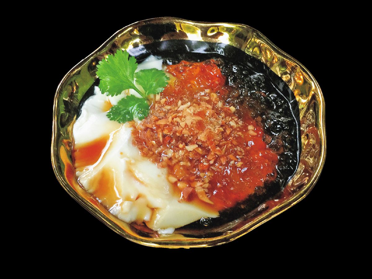 麦芽糖花生桃膠豆花NT$70