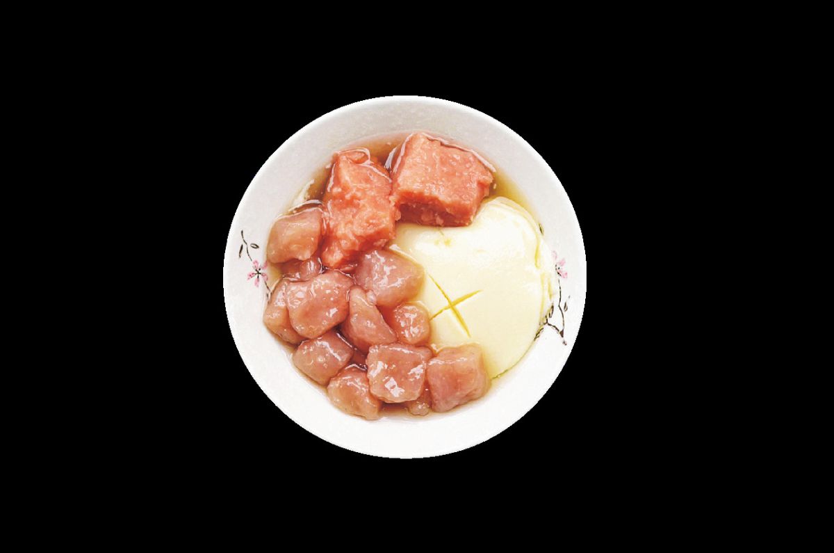 豆花四号（芋頭＋芋圓）NT$50