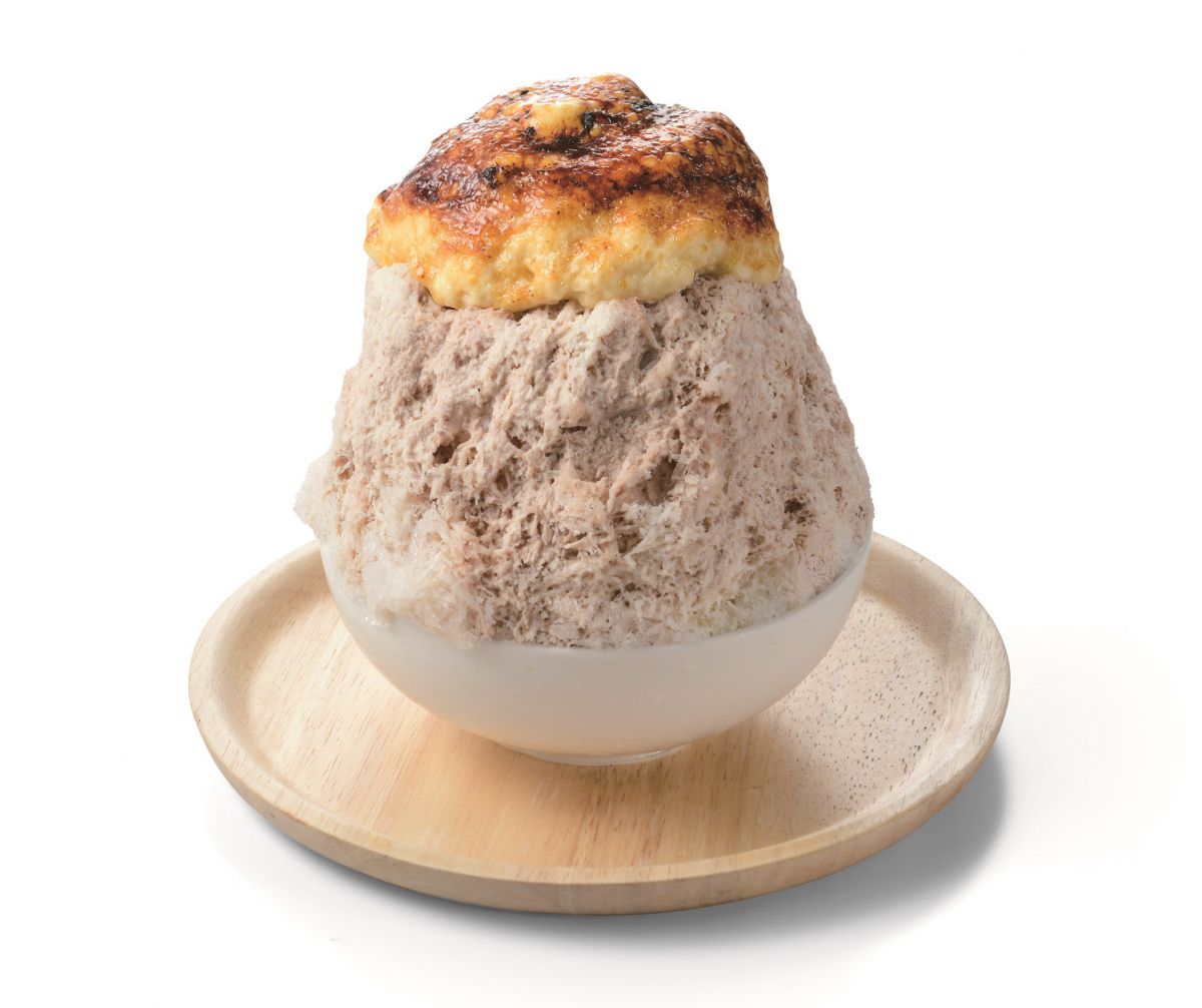 パティスリー46「炙りかき氷」1001円 ＜各日200点販売予定＞ ※京王百貨店初登場／京王百貨店限定商品／実演販売