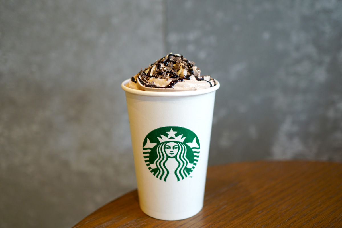 「ダブル 生チョコレート モカ」Hotのみ Short 501円／Tall 540円／Grande 579円／Venti® 618円（持ち帰り）、Short 510円／Tall 550円／Grande 590円／Venti® 630円（店内利用）