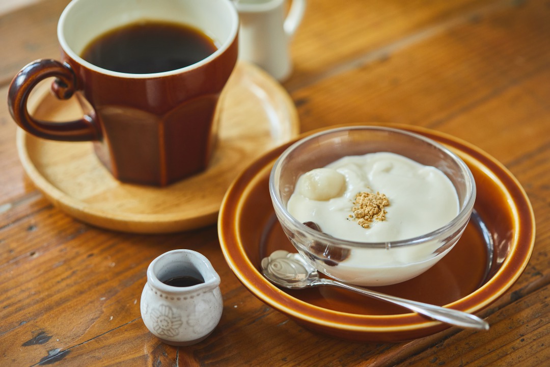 ランチに+385円でセットできるドリンク＆スイーツの一例