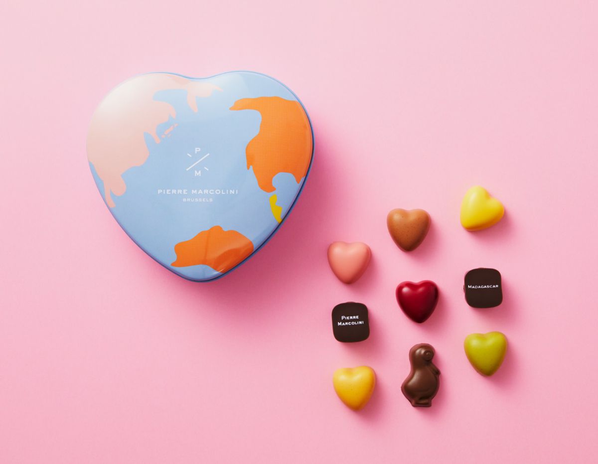 ピエール マルコリーニ「コフレ クール（9個入り）」3672円　※ネット販売あり