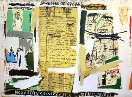 バスキアの作品『ジョウボーン・オブ・アン・アス』