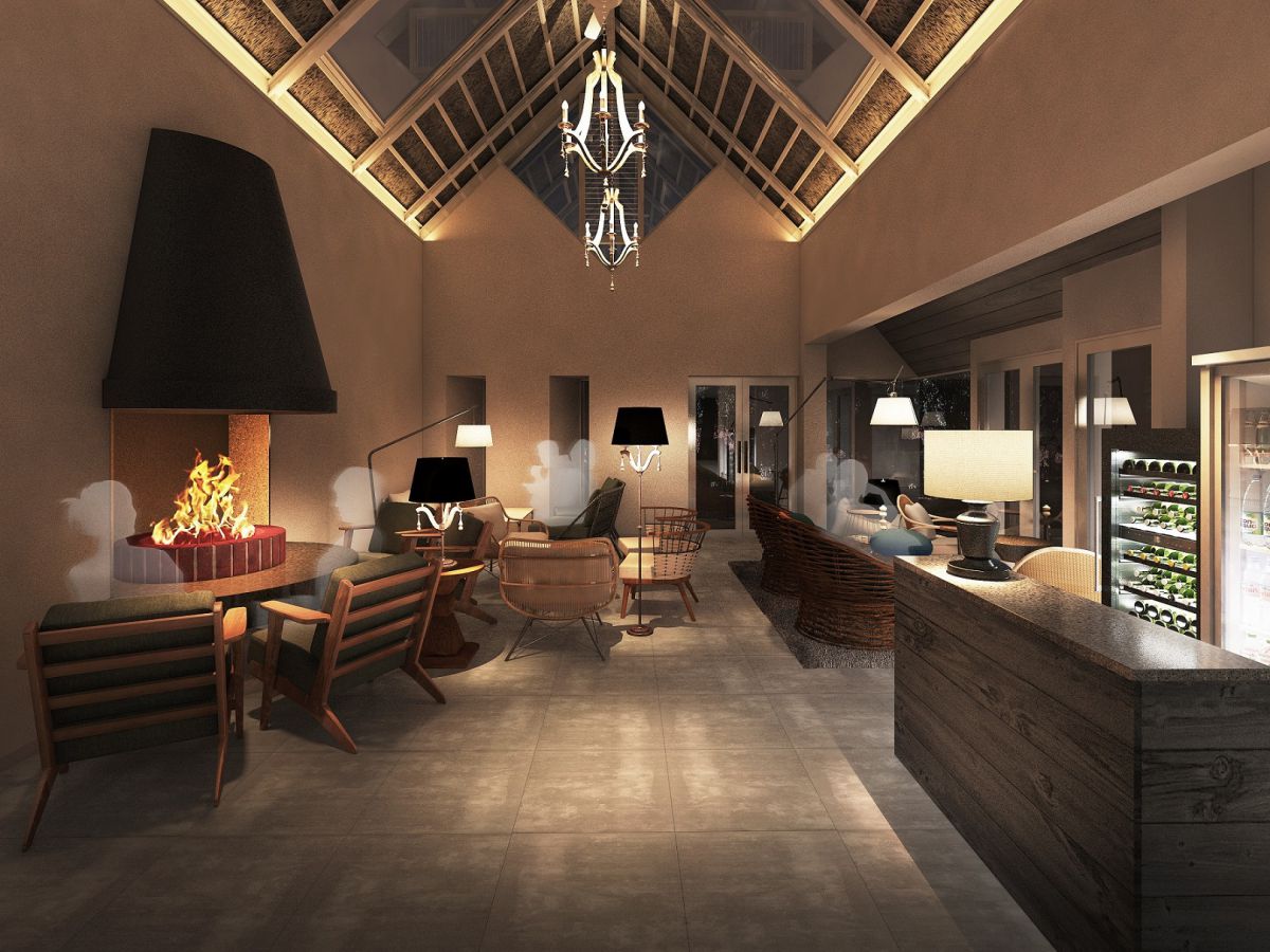 Kaze Studio「サウナラウンジ」と「サウナバー」