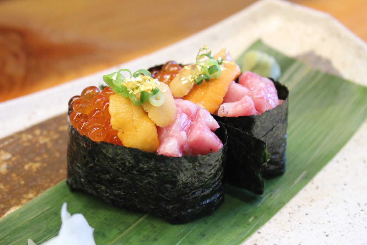 「ウニクラ軍艦（2カン）」1078円