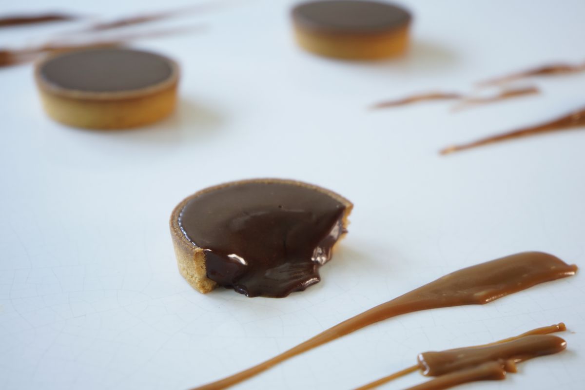 「生チョコキャラメルタルト」400円