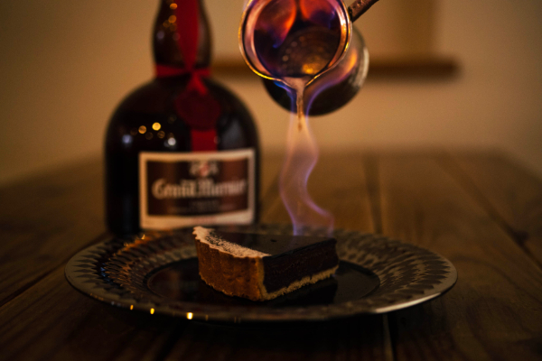 タルトショコラフランベ830円