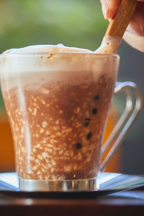 ホットココア甘酒（タピオカ入り）693円