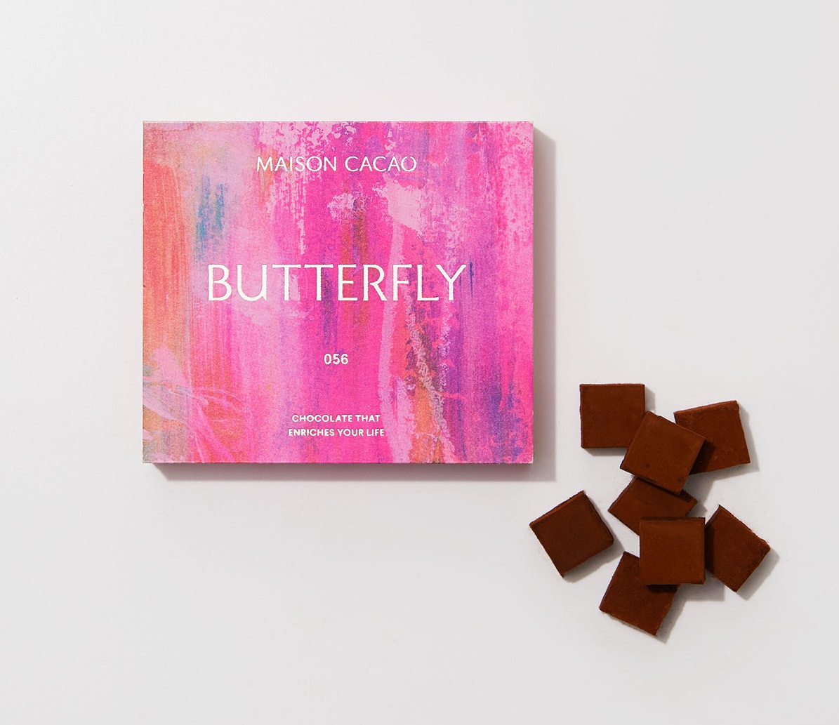 「アロマ生チョコレート BUTTERFLY」（フランボワーズ）2592円