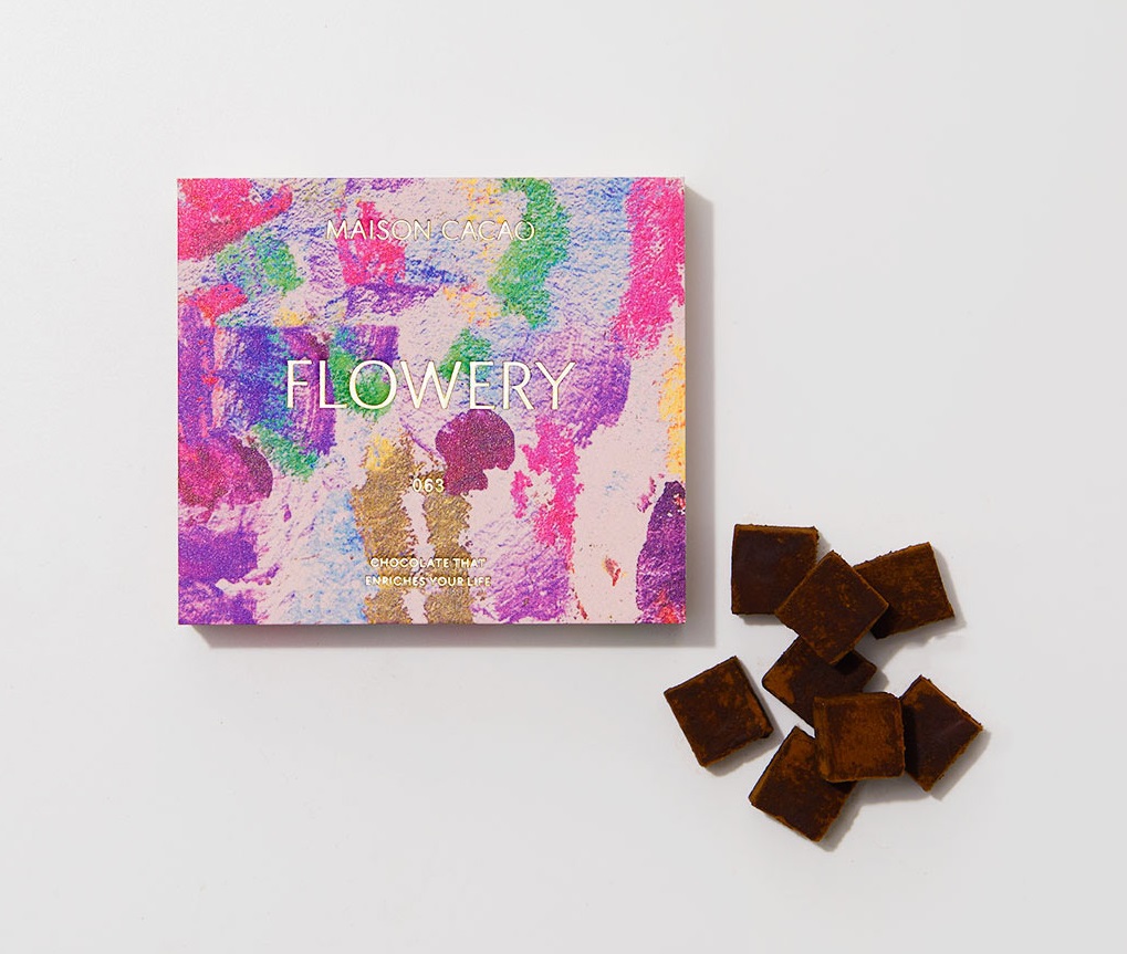 「アロマ生チョコレート FLOWERY」（ダージリン）2592円　※名古屋タカシマヤ”アムール”にて先行発売