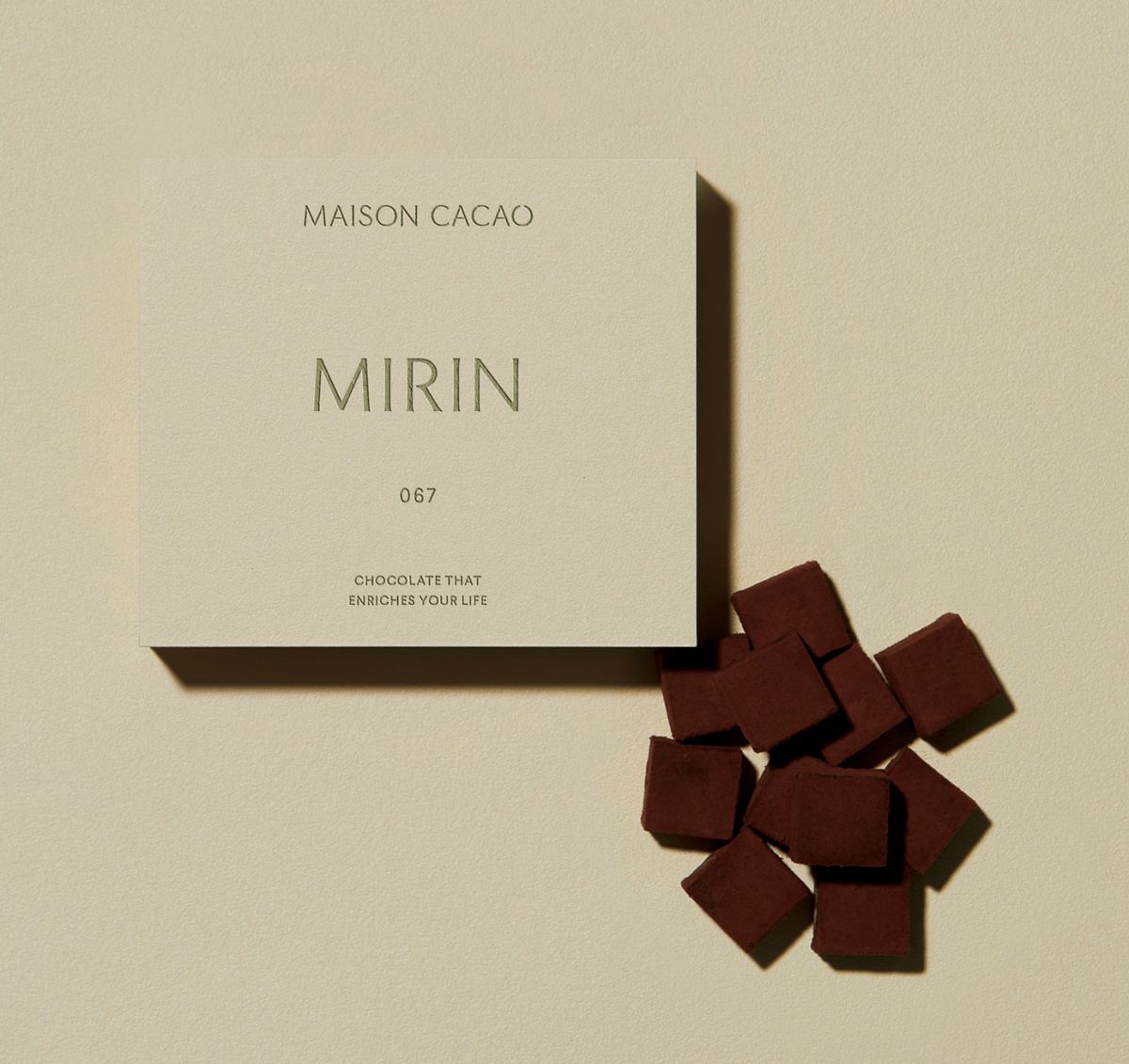 「アロマ生チョコレート MIRIN」（本みりん）2592円　※名古屋タカシマヤ”アムール”にて限定発売