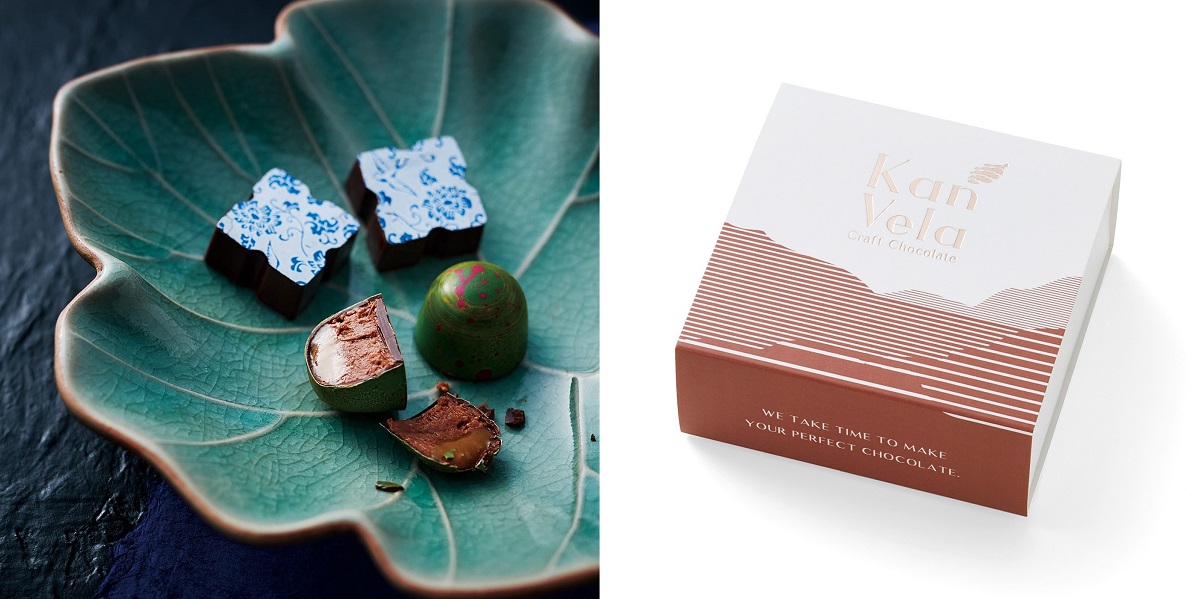 【日本初上陸】【百貨店では近鉄本店限定】「カンヴェラ　南国チョコ」（タイ）1箱（2種×各2個＝4個入り）3456円　※販売開始近鉄本店2月1日～