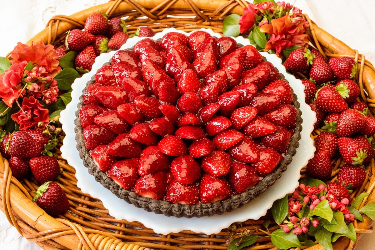 千葉県産 卜部農園産 くろいちごタルト