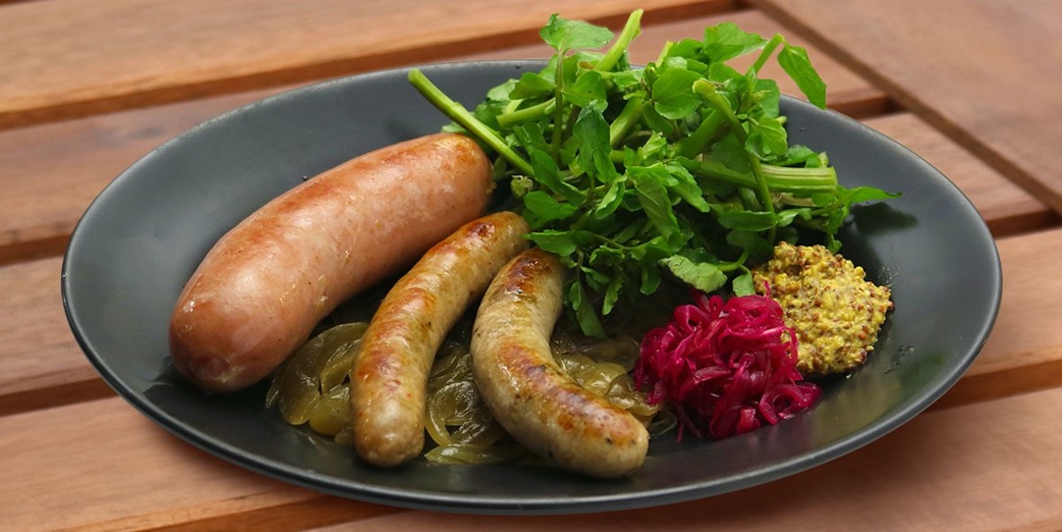 JAPAN Xと伊豆沼ハムのソーセージの盛り合わせ　1480円