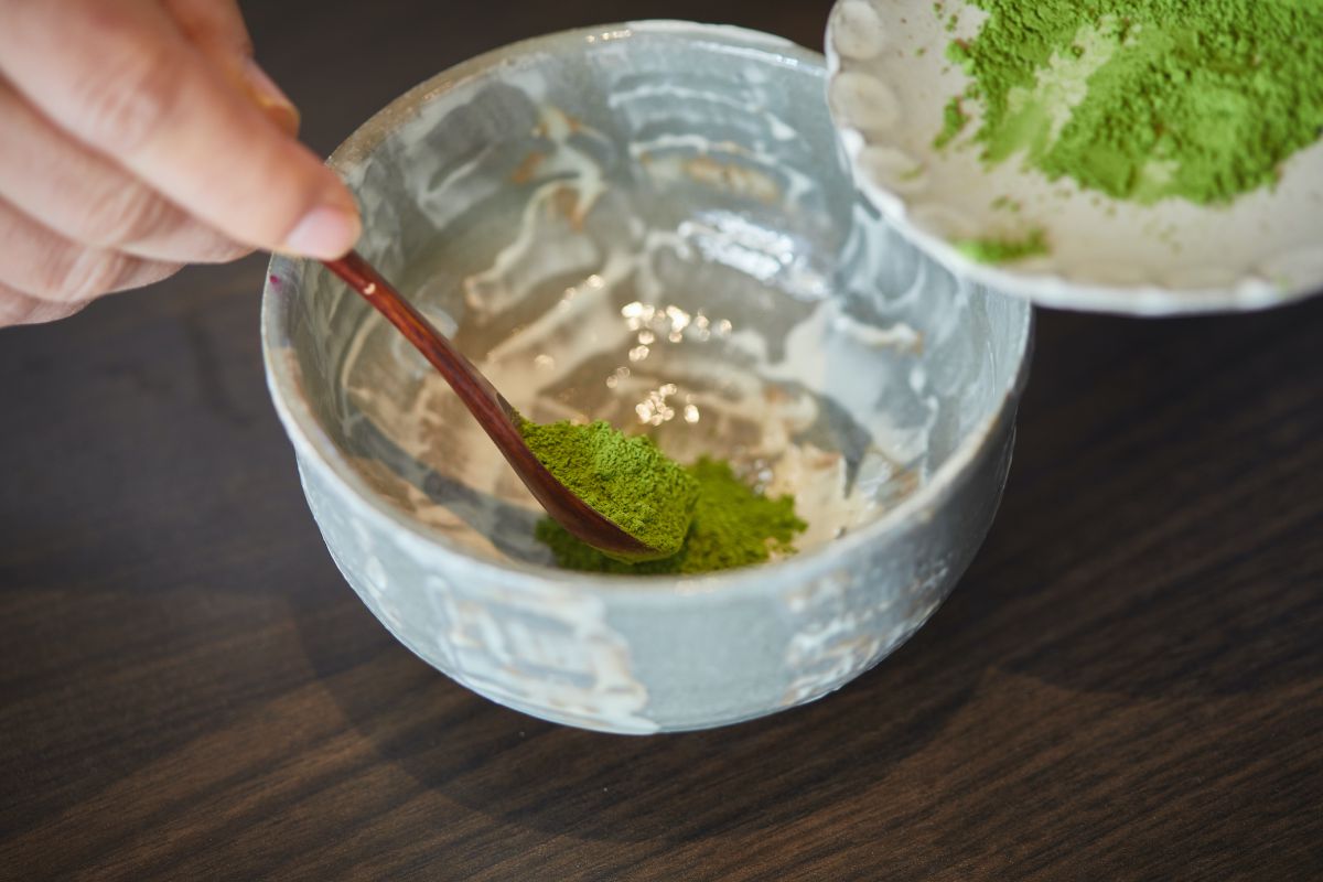「お抹茶おうすセット」フードメニュー注文で＋495円