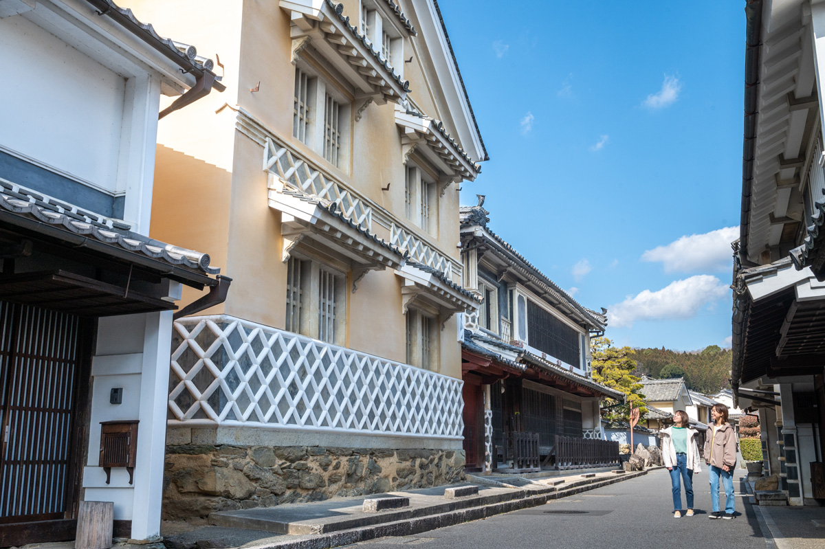 八日市・護国の町並み