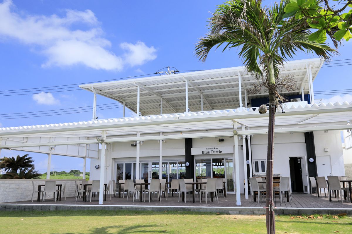 Blue Turtle　テラス外観