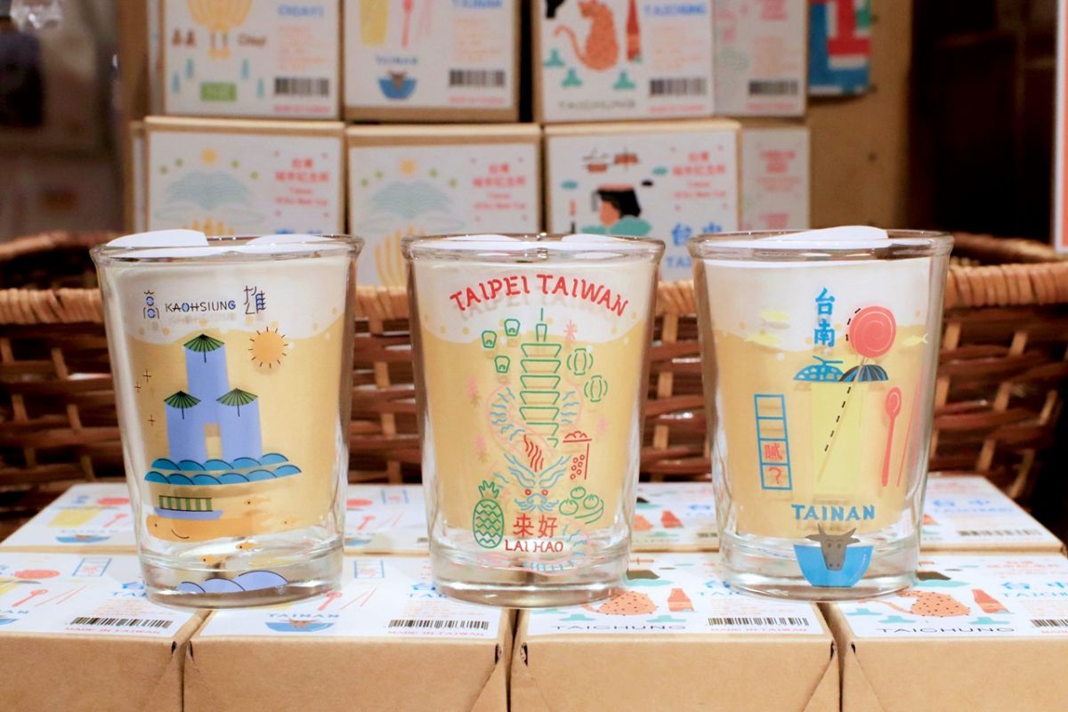 「來好 TAIWAN CITYシリーズ‐ビールグラス」1個NT$150（3個NT$420、4個NT$550、5個NT$650）
