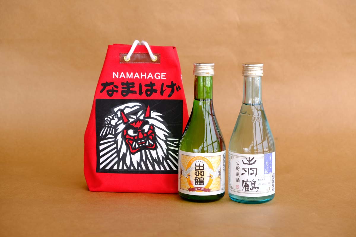 なまはげ観光袋セット 1370円（300ml×2本入）