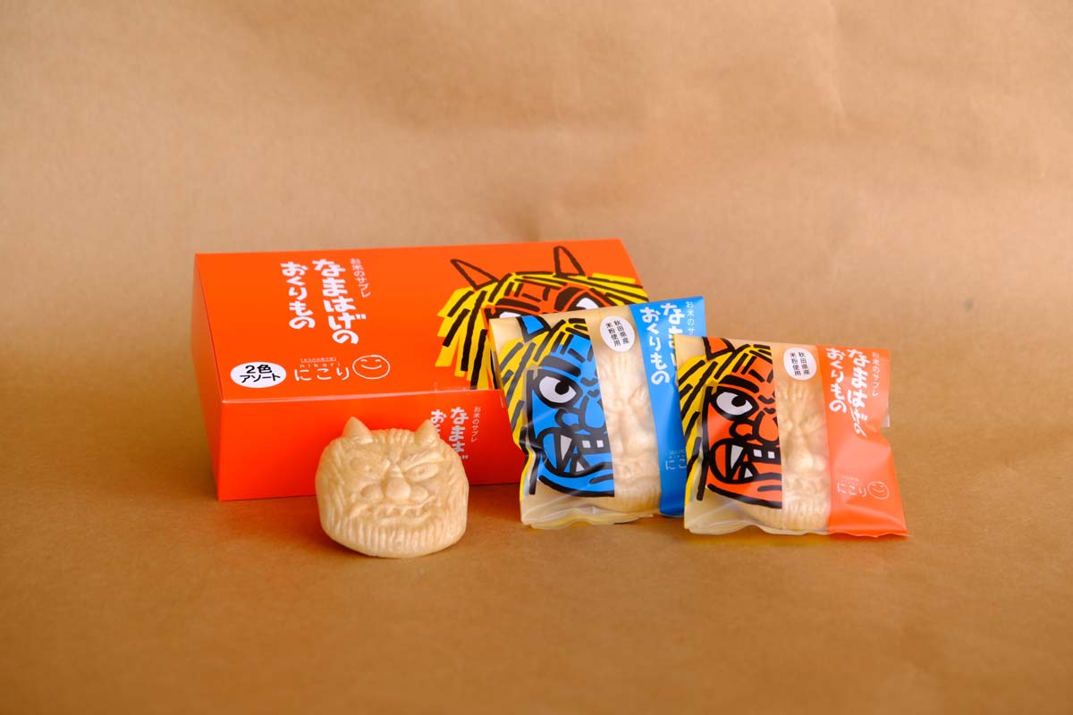 なまはげのおくりもの 570円（プレーン2枚＋塩キャラメル2枚）