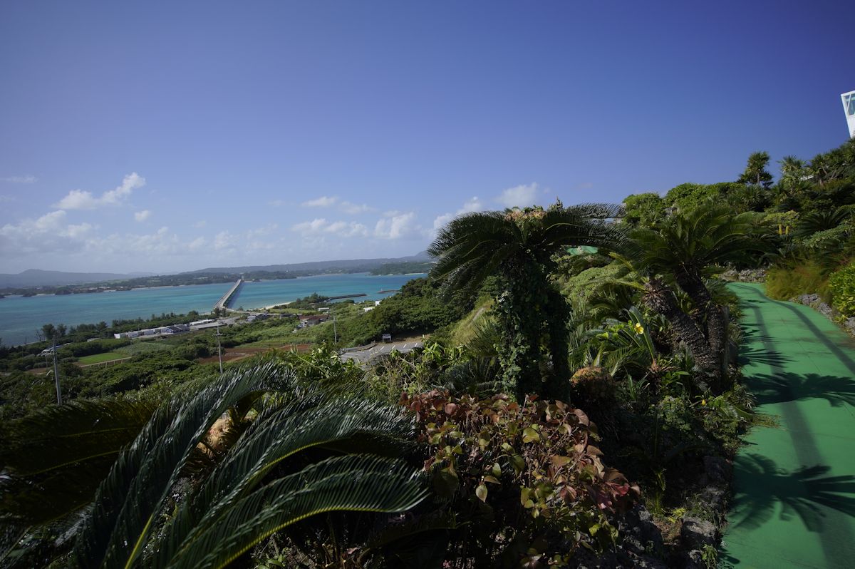 古宇利大橋もバッチリと眺められます