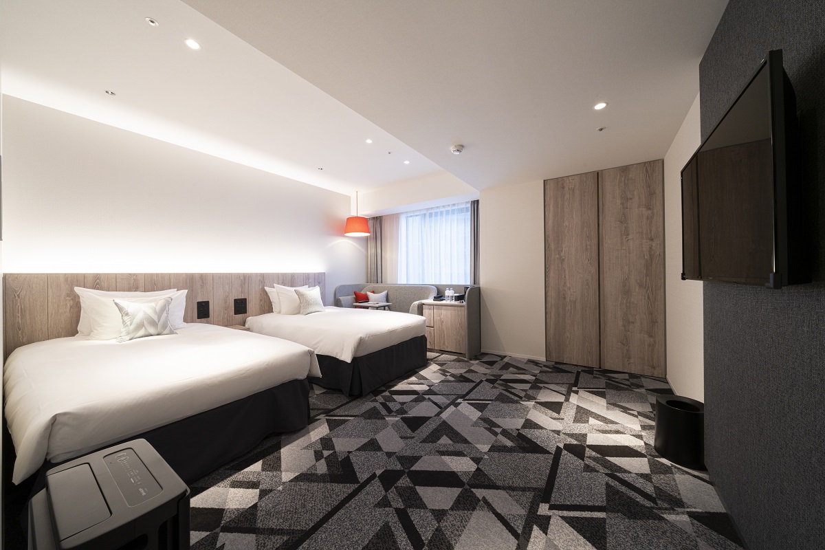 31平米の広々としたデラックスツインルーム