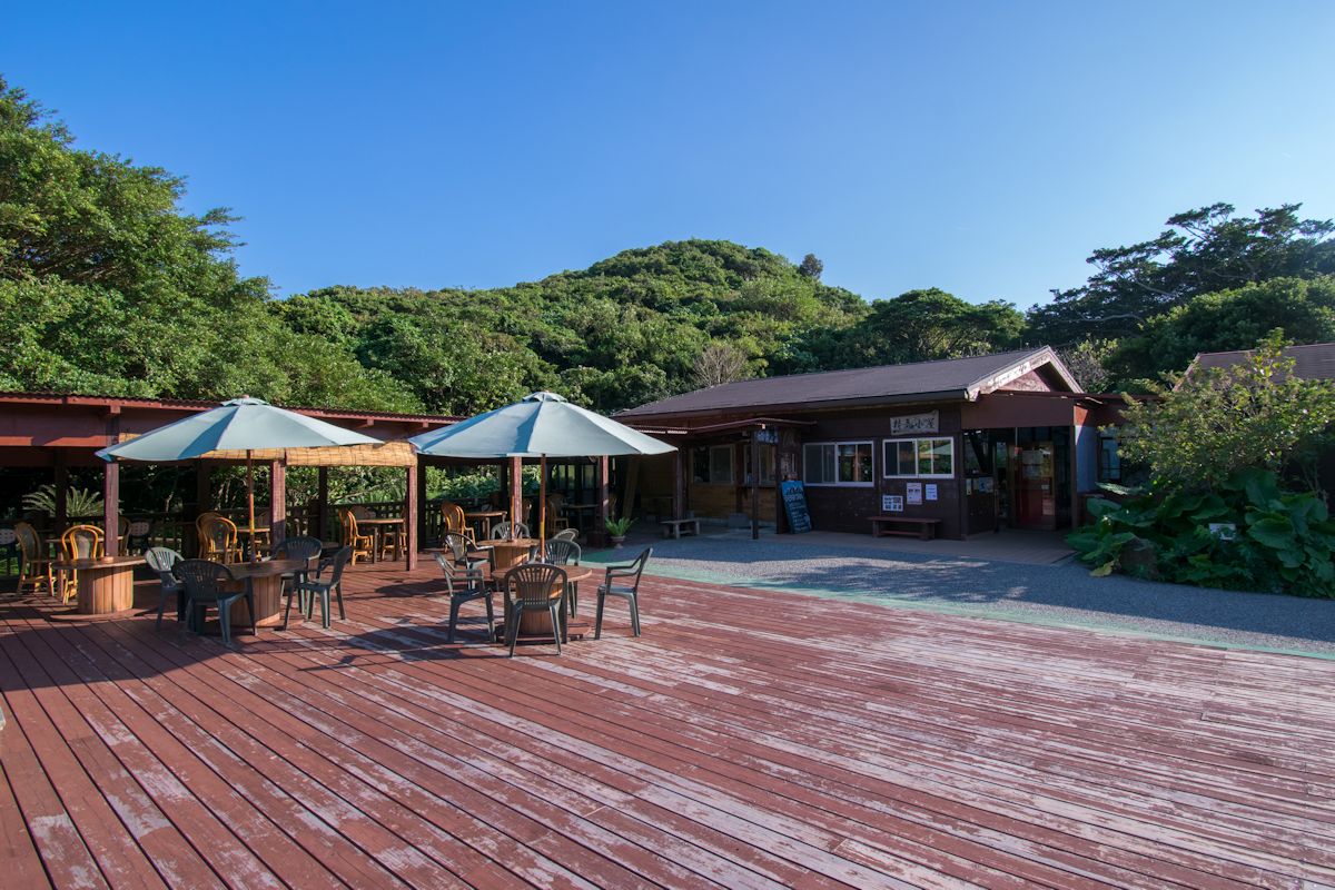 大自然の真っ只中にある精気小屋