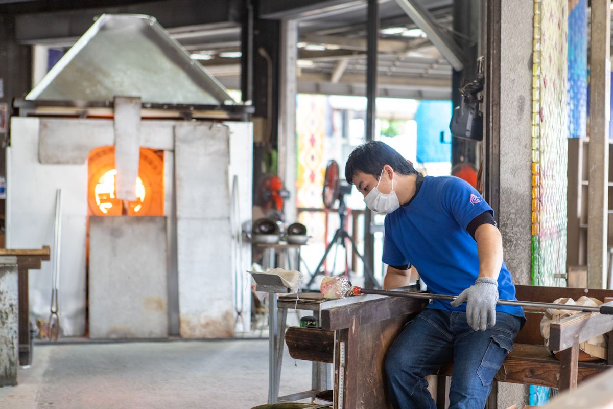 現在は口の形を整える成型が体験できます（2022年2月20日現在）