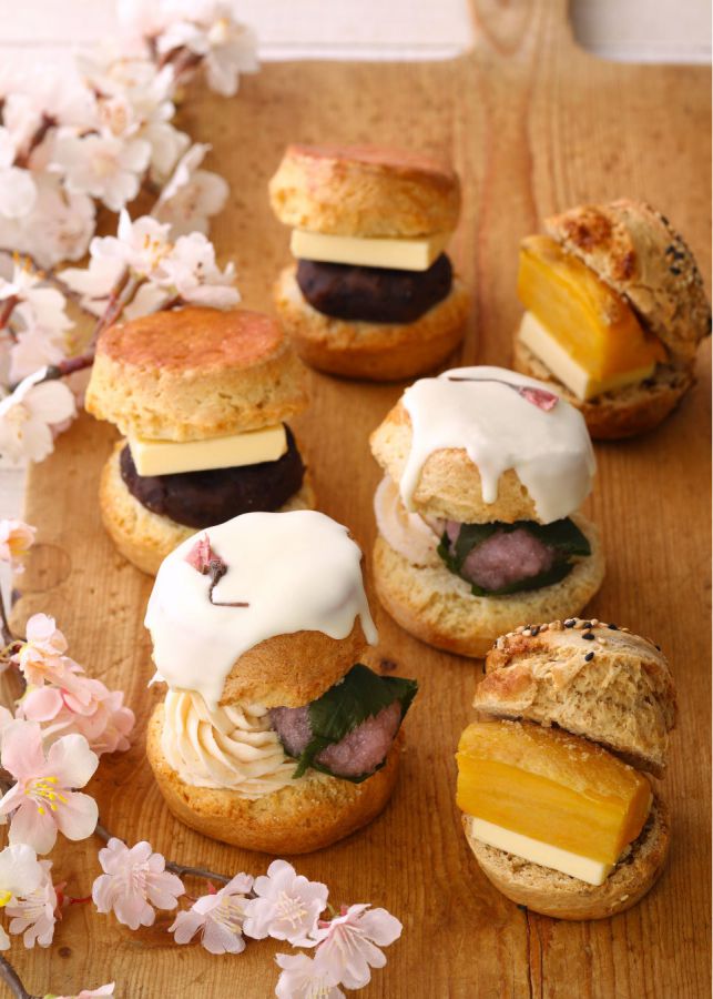 お花見スコーンサンドセット 2,860円