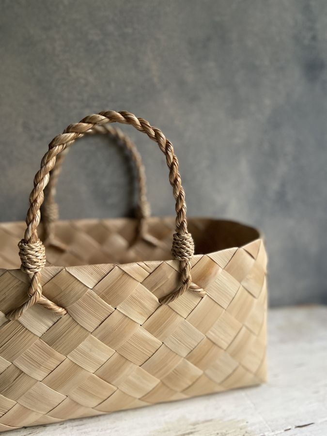 台湾阿美族の月桃カゴバッグNT$1980