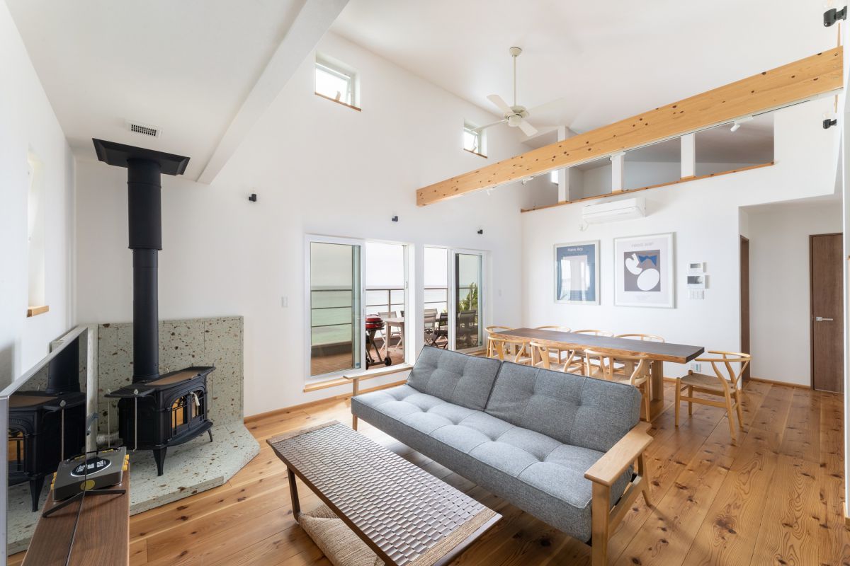 2階・北欧風のリビングダイニング