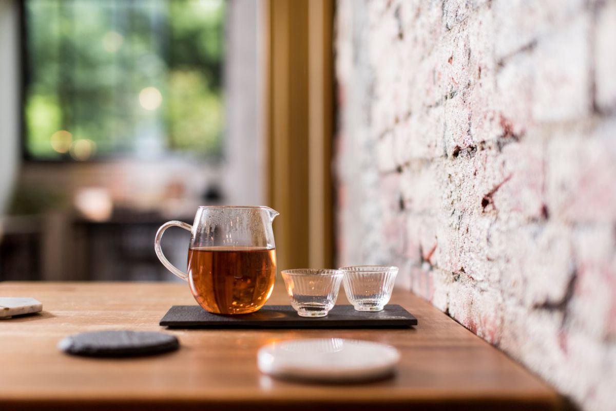 ハンドドリップ茶「金種烏龍」NT$200