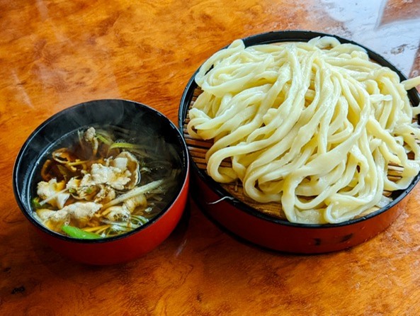 「つけめんうどん うま辛肉 大盛り」770円