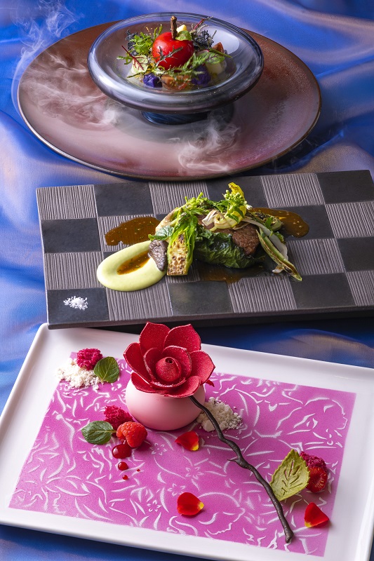 プレシャスカンナ（ランチコース）6500円、スタイリッシュカンナ（ディナーコース）1万3000円