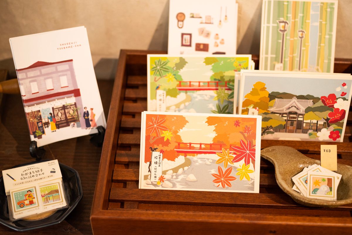 わがまちポストカード 1枚180円、4枚セット650円