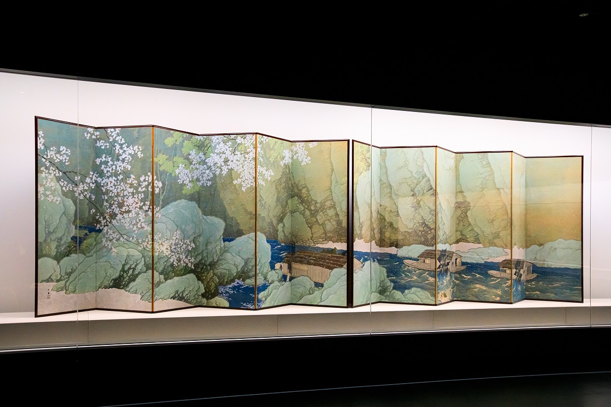 川合玉堂《行く春》 1916年 重要文化財