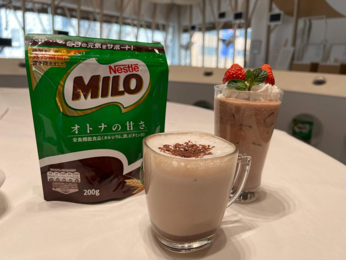 ミロ　MILO　ネスレ　ネスカフェ　原宿　鉄　鉄不足　自動販売機　東京