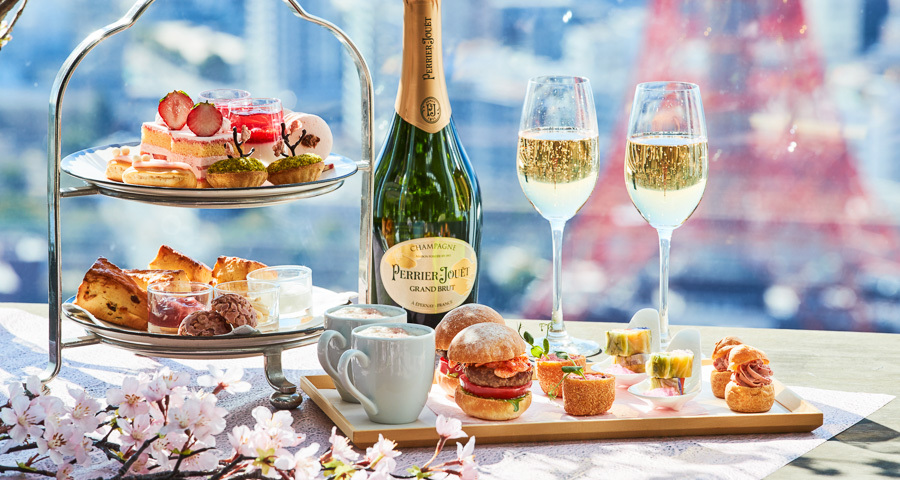 アンダーズ 東京の桜アフタヌーンティーが4月1日よりスタート！地上約250mでお花見気分を楽しもう♪